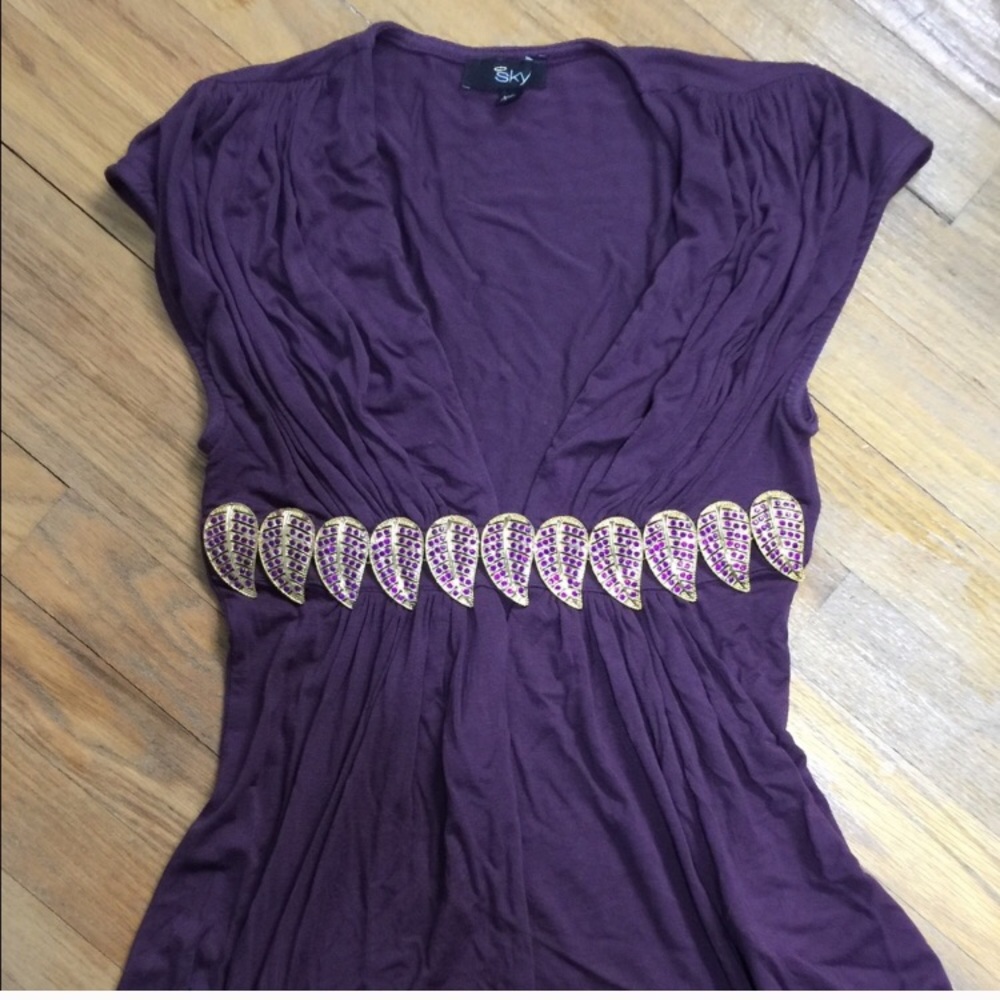 Purple sky top